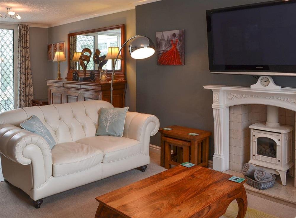 Stylishly furnished living area at Church View in Alnwick, Northumberland