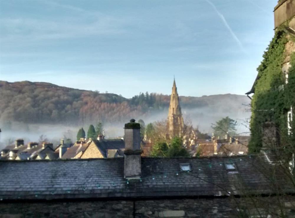 Picturesque view at Church View in Ambleside, Cumbria, England