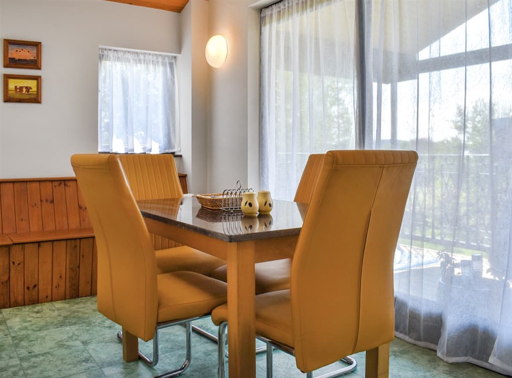 Dining Area at Church View Apartment in Parkham, near Bideford, Devon