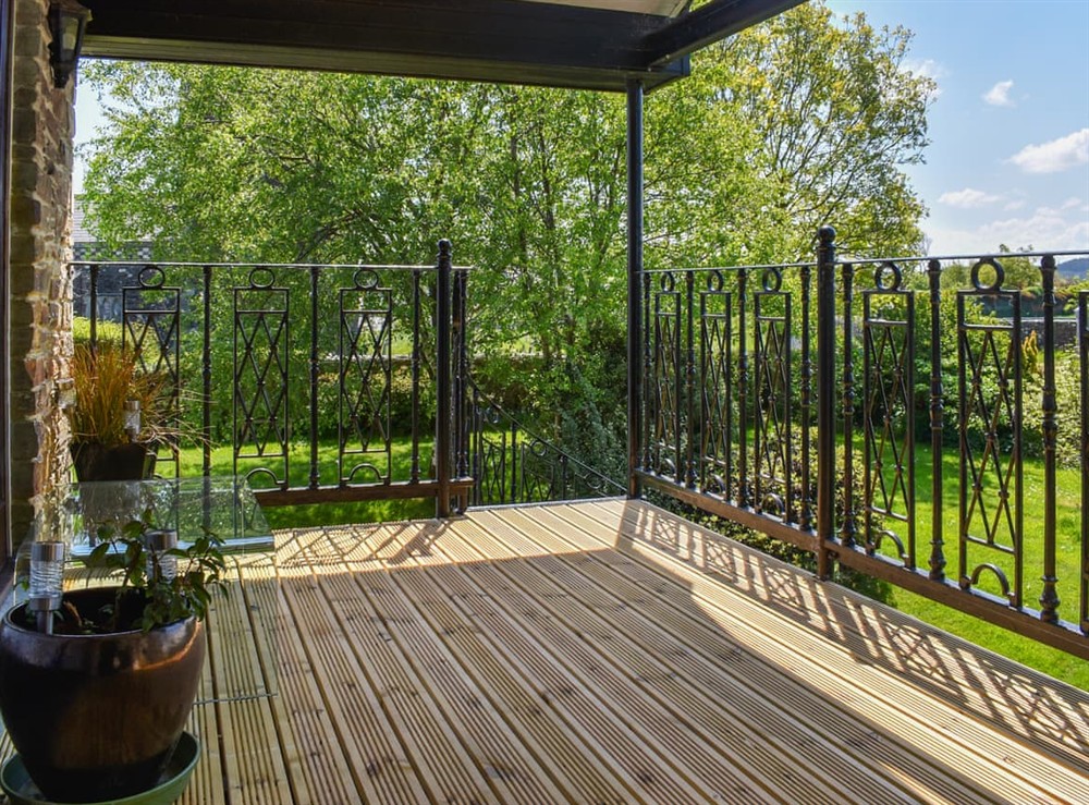 Terrace (photo 2) at Church View Apartment in Parkham, near Bideford, Devon