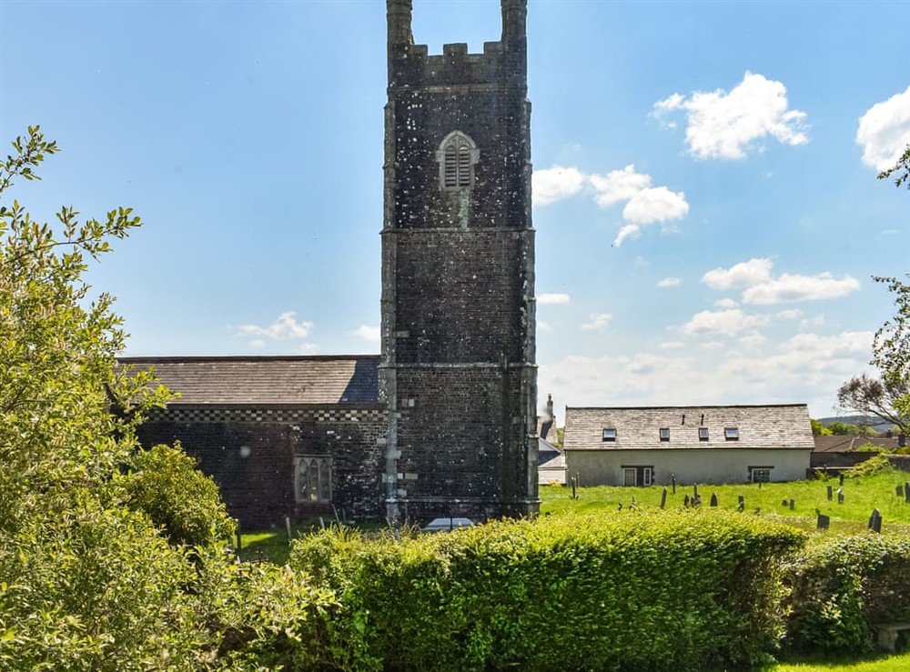 View at Church View Apartment in Parkham, near Bideford, Devon
