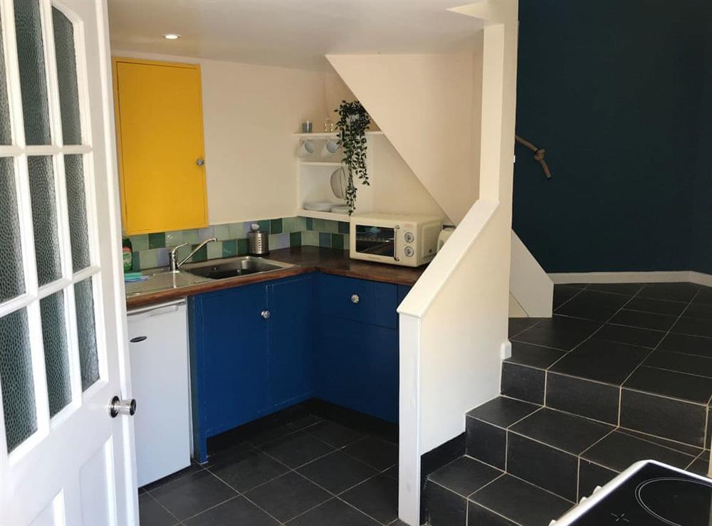 Barn kitchen at Church View Cottage and Barn in Hatherleigh, near Okehampton, Devon