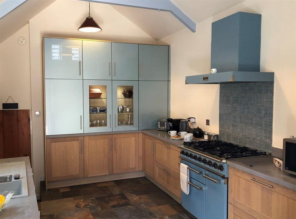 Cottage kitchen at Church View Cottage and Barn in Hatherleigh, near Okehampton, Devon