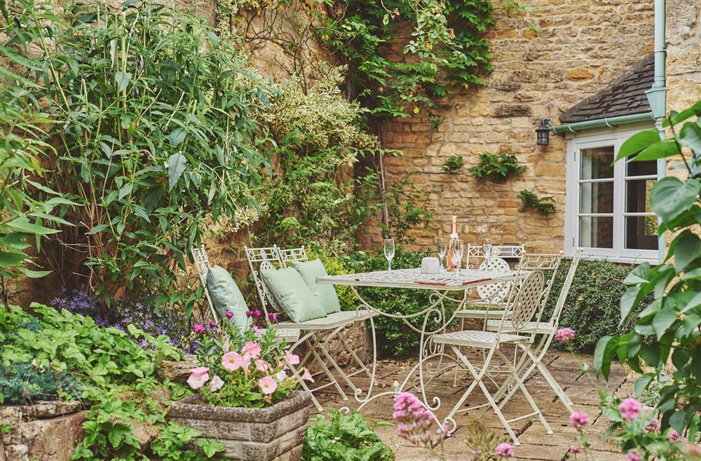 The outdoor dining table