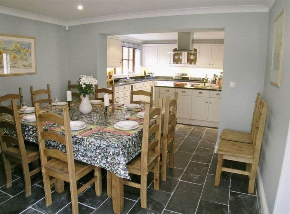 Dining Area at Church View in Jacobstow, Bude, Cornwall