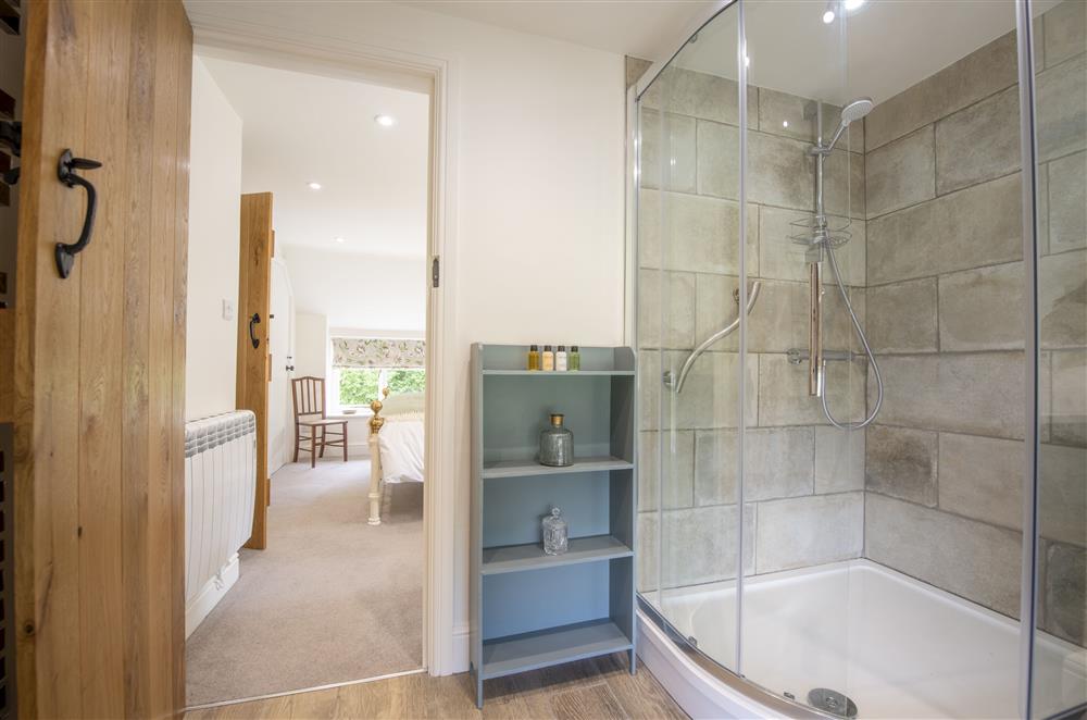Bedroom one’s charming en-suite shower room at Church View, Nunnington
