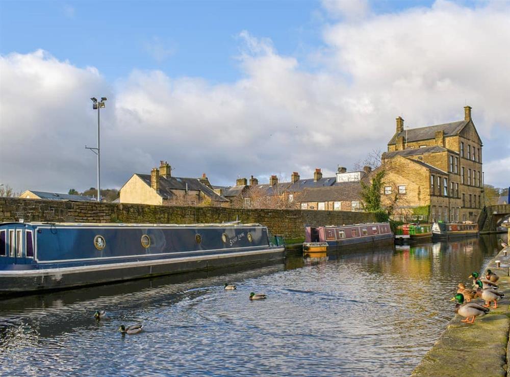 Skipton Canal at Church View in Skipton, North Yorkshire