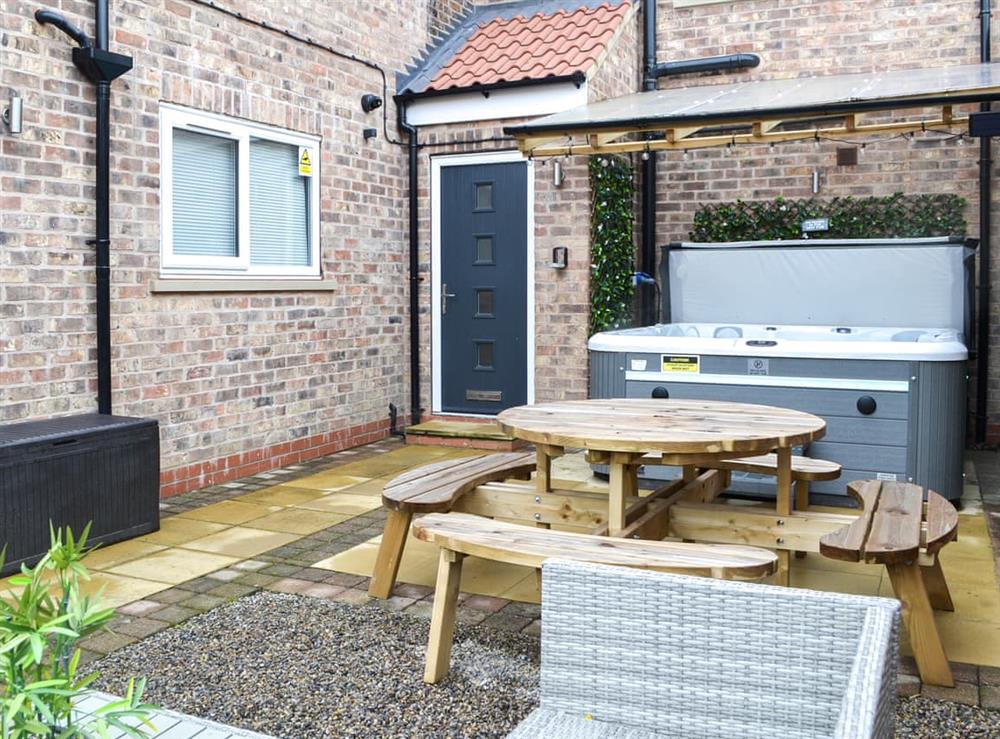 Outdoor area at Church View in York, North Yorkshire