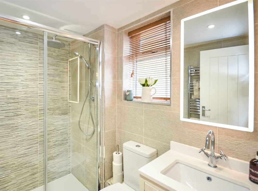 Bathroom at Churchfield Stables in West Chiltington, West Sussex