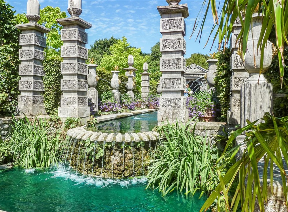 Swimming pool at Churchfield Stables in West Chiltington, West Sussex