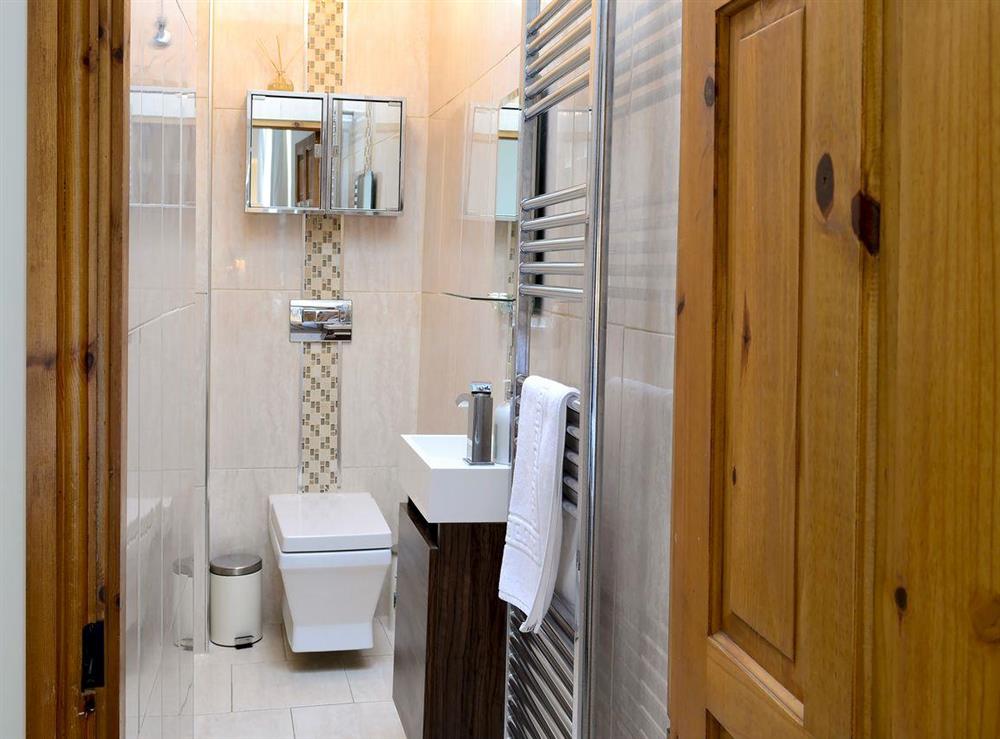 En-suite shower room at Churchill House in Grassington, North Yorkshire