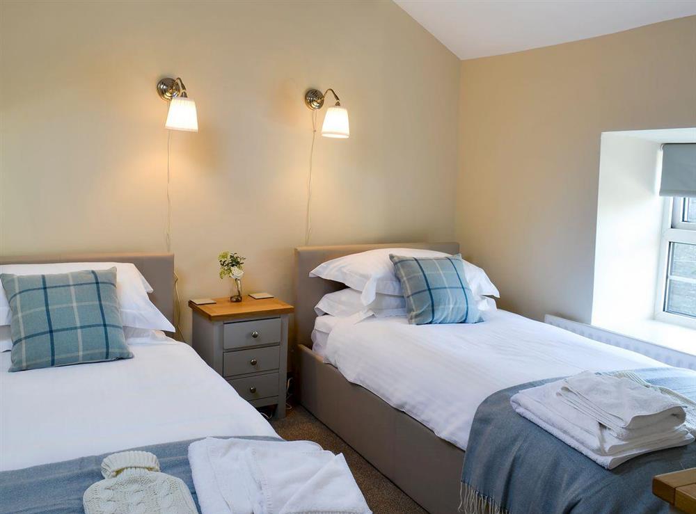Twin bedroom at Churchill House in Grassington, North Yorkshire