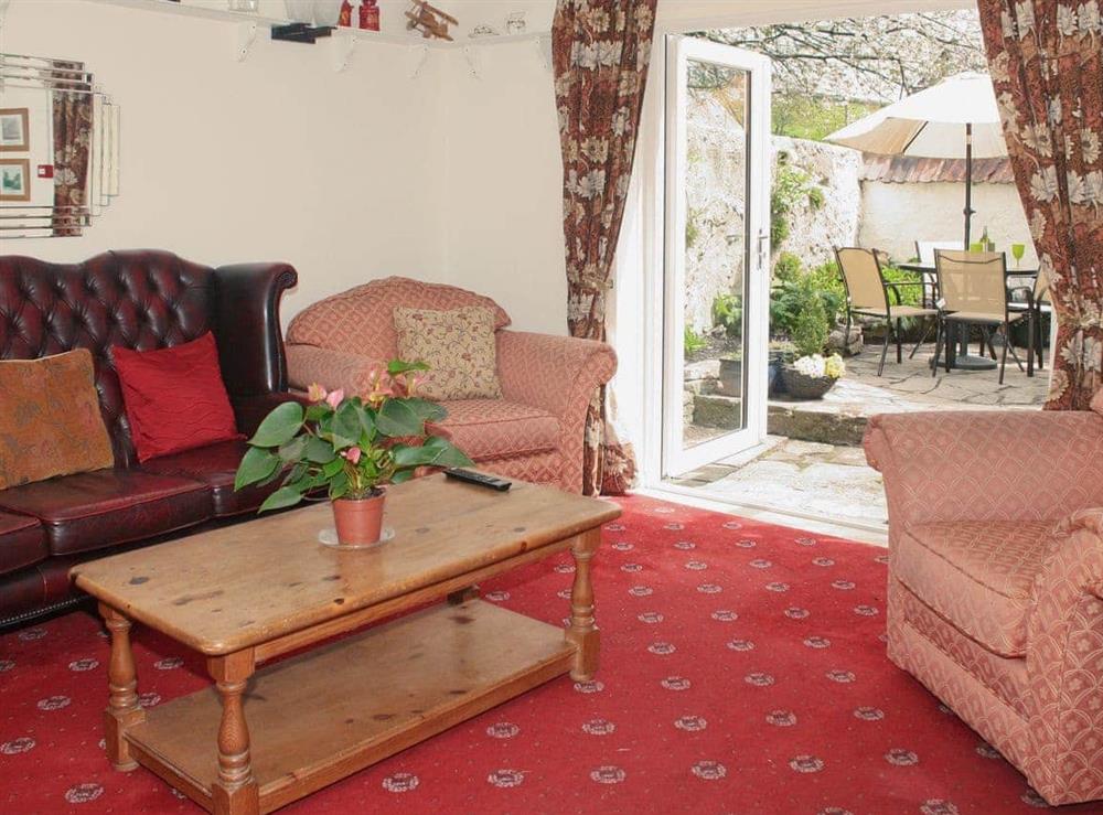 Living room at Churchview House in Winterbourne Abbas, near Dorchester, Dorset