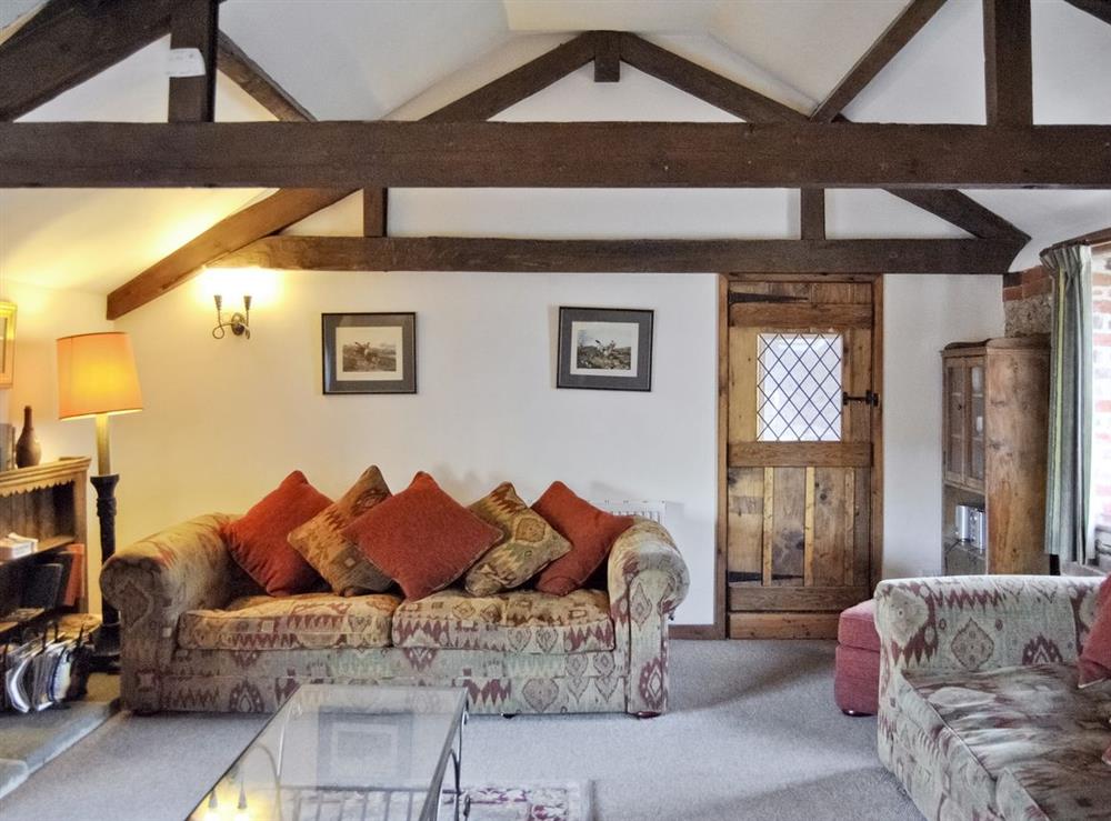 Living room at Churn House in Dewlish, Nr Dorchester, Dorset., Great Britain
