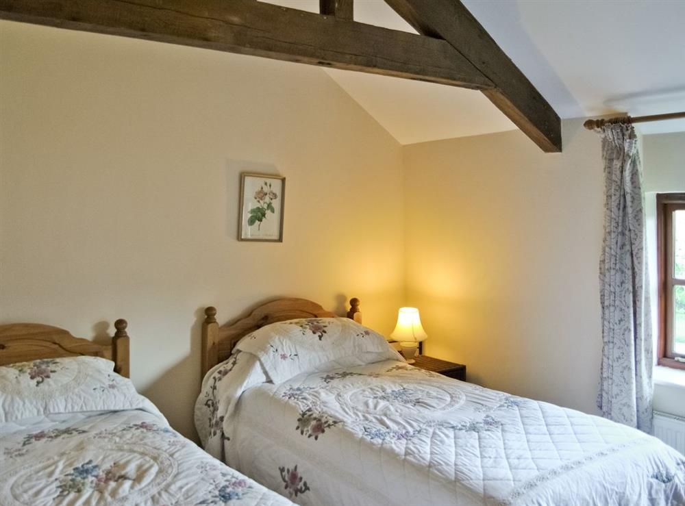 Twin bedroom at Churn House in Dewlish, Nr Dorchester, Dorset., Great Britain
