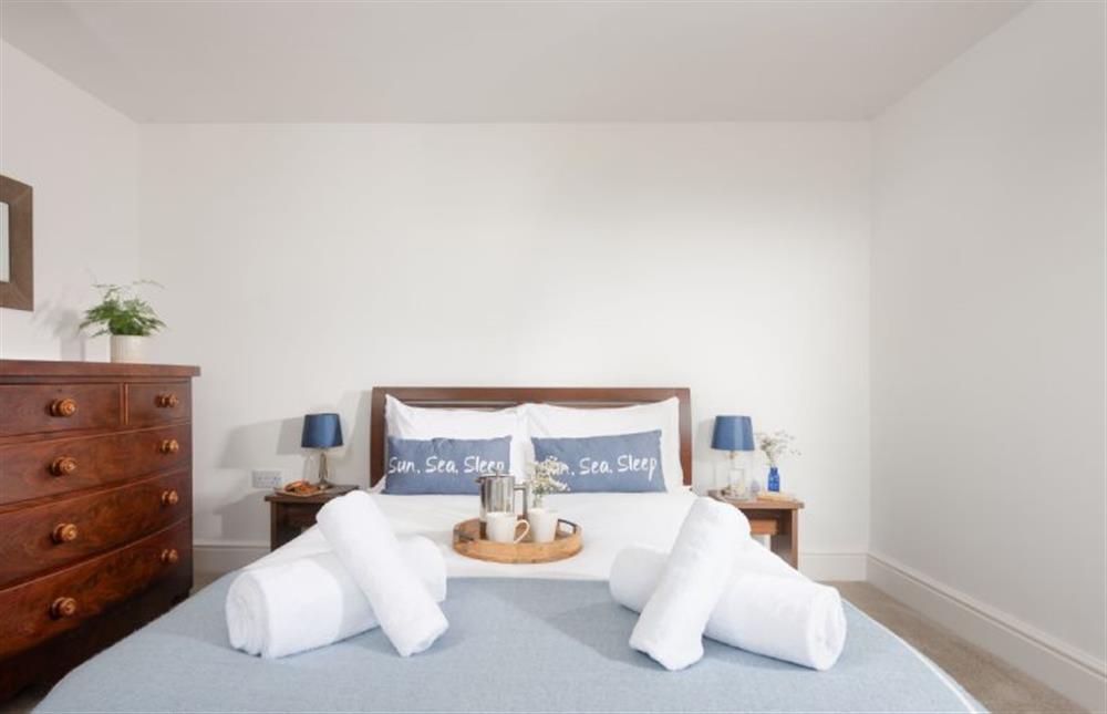 Enjoy breakfast in bed in bedroom three at Chy an Mor, Coverack