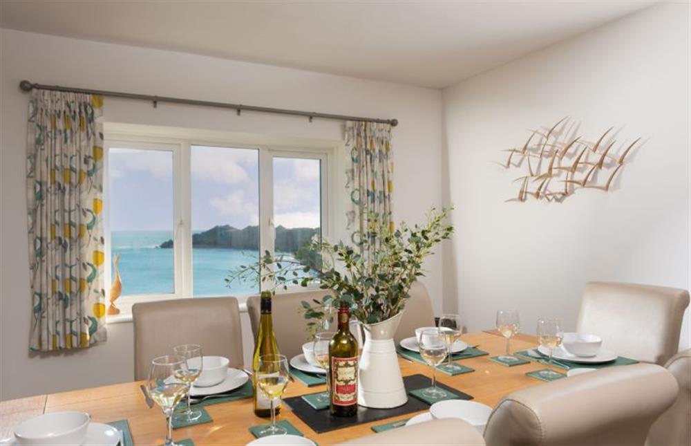Enjoy your meals while surrounded by stunning sea views at Chy an Mor, Coverack
