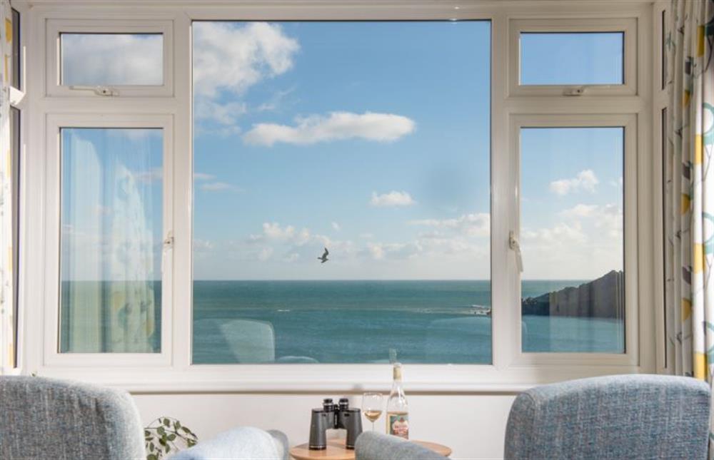 Sit back and take in the breathtaking sea views at Chy an Mor, Coverack