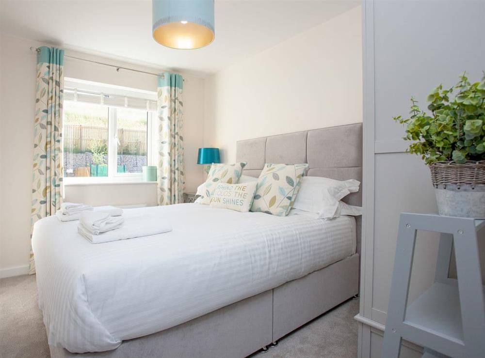 Double bedroom at Chy an Mor in Falmouth, Cornwall