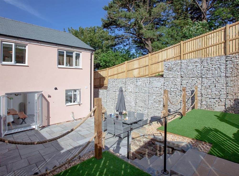 Outdoor area at Chy an Mor in Falmouth, Cornwall