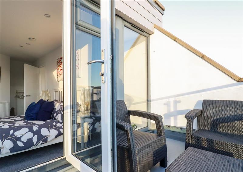 One of the 3 bedrooms at Chy Fistral, Newquay
