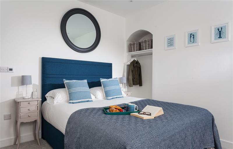 One of the bedrooms at Chy Lowen, Porthleven