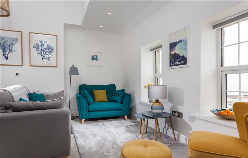 Relax in the living area at Chy Lowen, Porthleven
