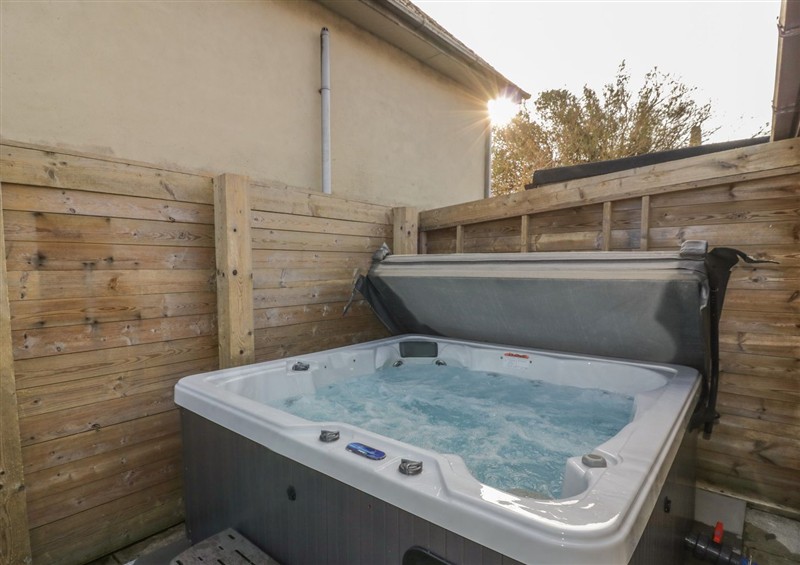 The hot tub at Chy Vean, St Agnes