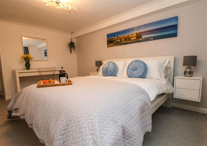 This is a bedroom at Chydour, Penzance