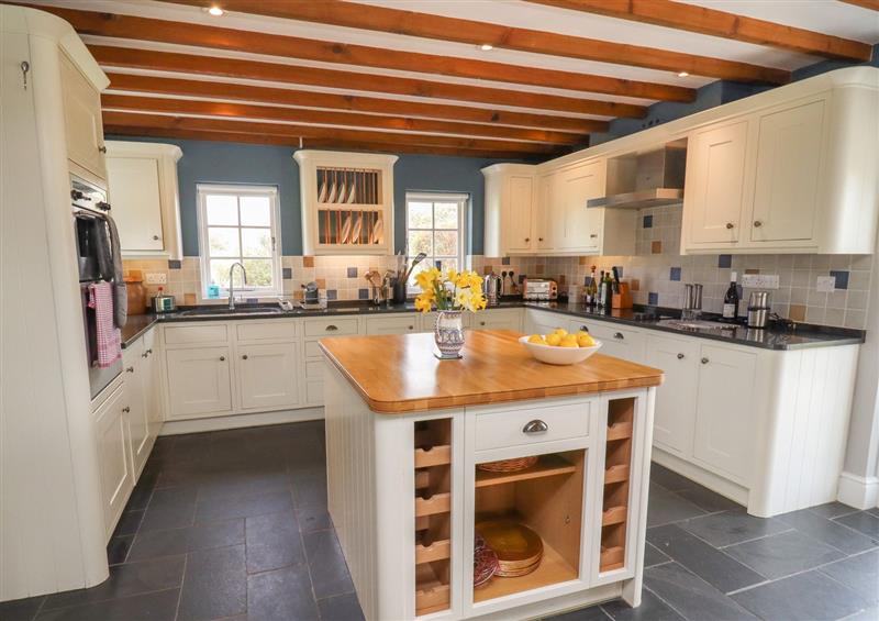 This is the kitchen at Chygowlin House, Truro
