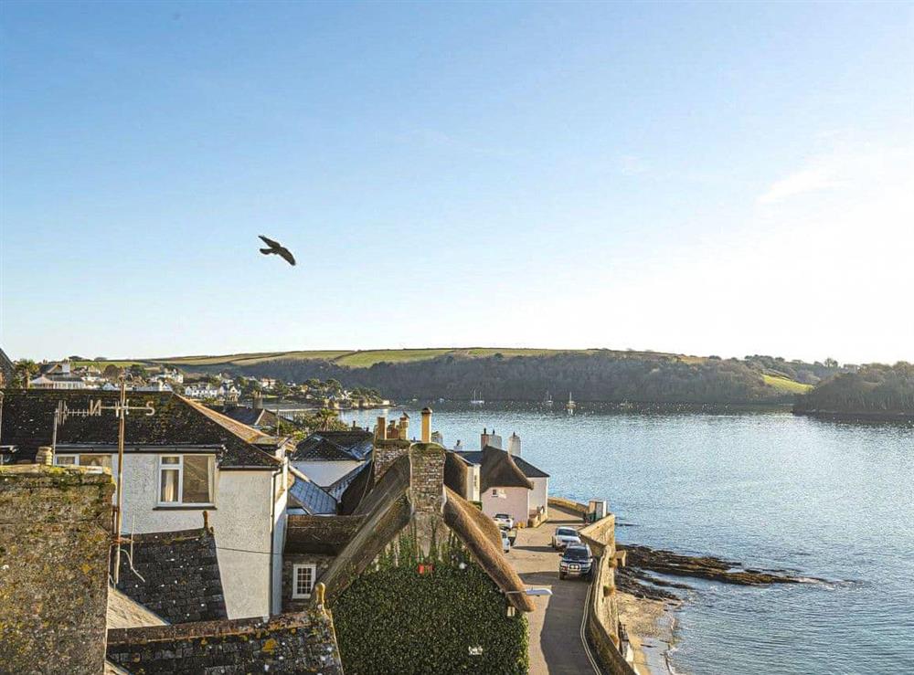 Upper floor view at Chymor in St Mawes, Cornwall