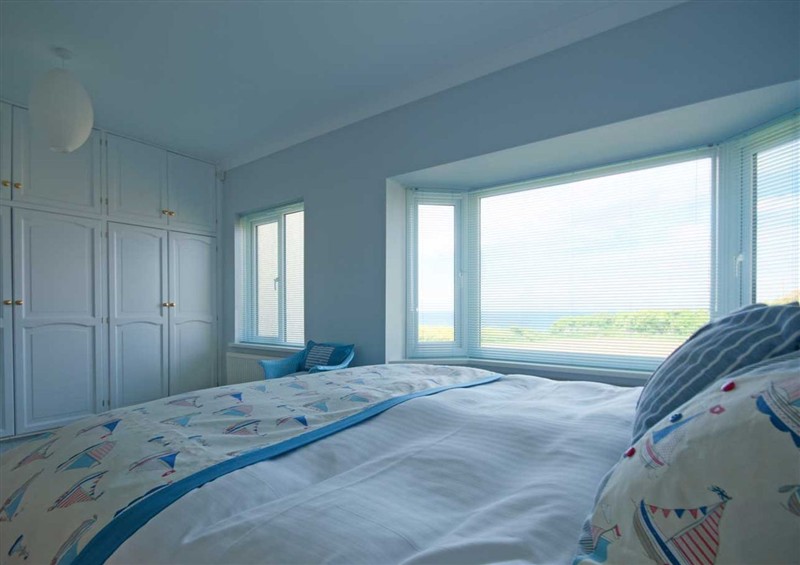 One of the 4 bedrooms at Chynoweth, Crantock