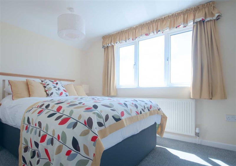 One of the bedrooms at Chynoweth, Crantock