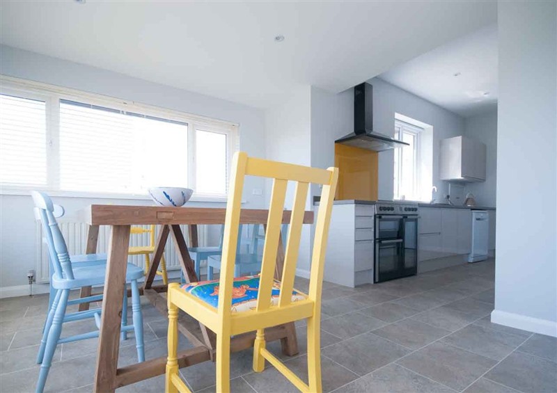 The dining area at Chynoweth, Crantock