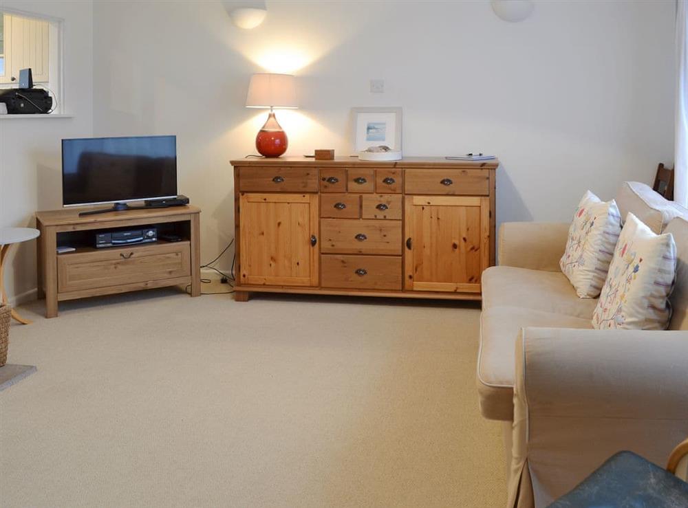 Comfortable living room at Chynoweth in St. Keverne, near Helston, Cornwall