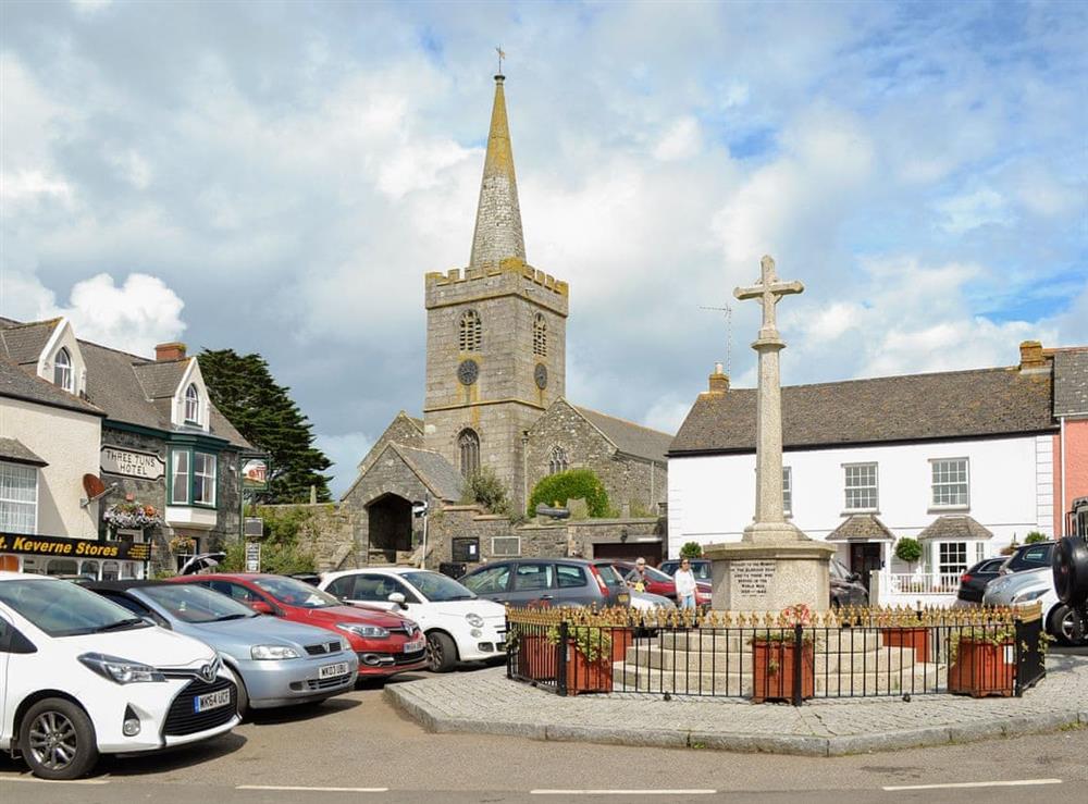 St Keverne Village square at Chynoweth in St. Keverne, near Helston, Cornwall