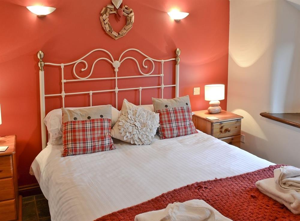 Double bedroom at Cider Barn in Hutton, near Weston-Super-Mare, North Somerset