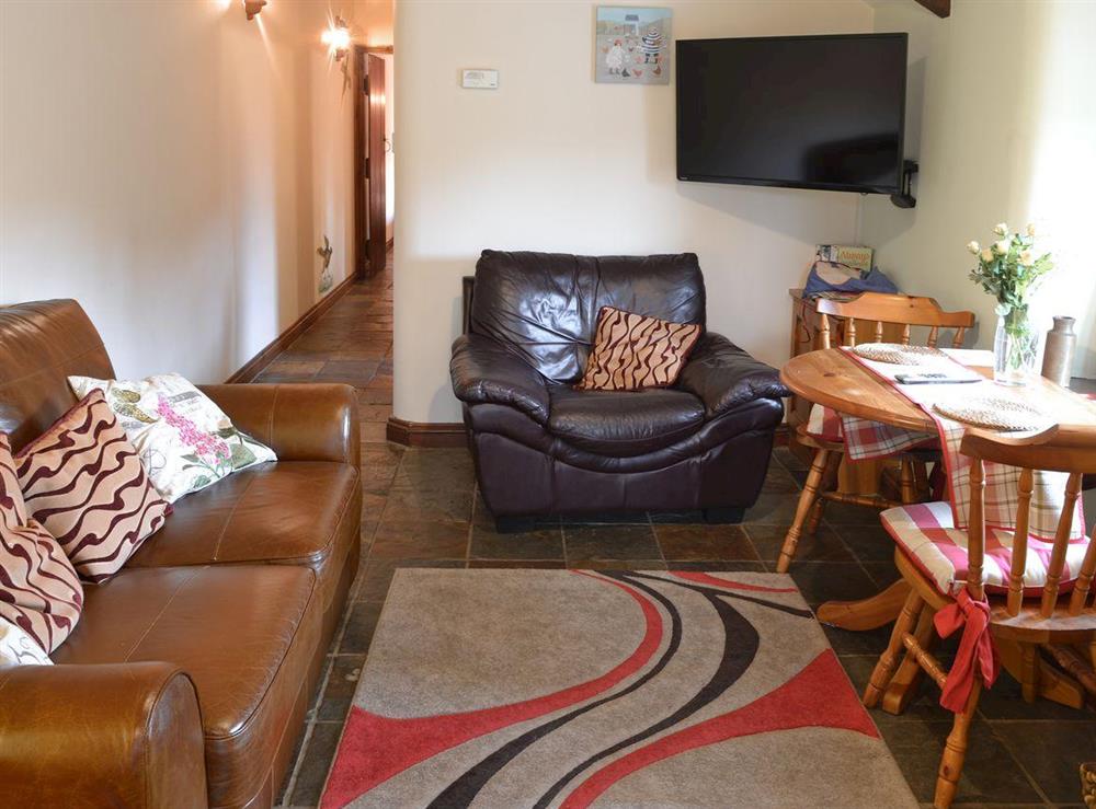 Living room/dining room at Cider Barn in Hutton, near Weston-Super-Mare, North Somerset