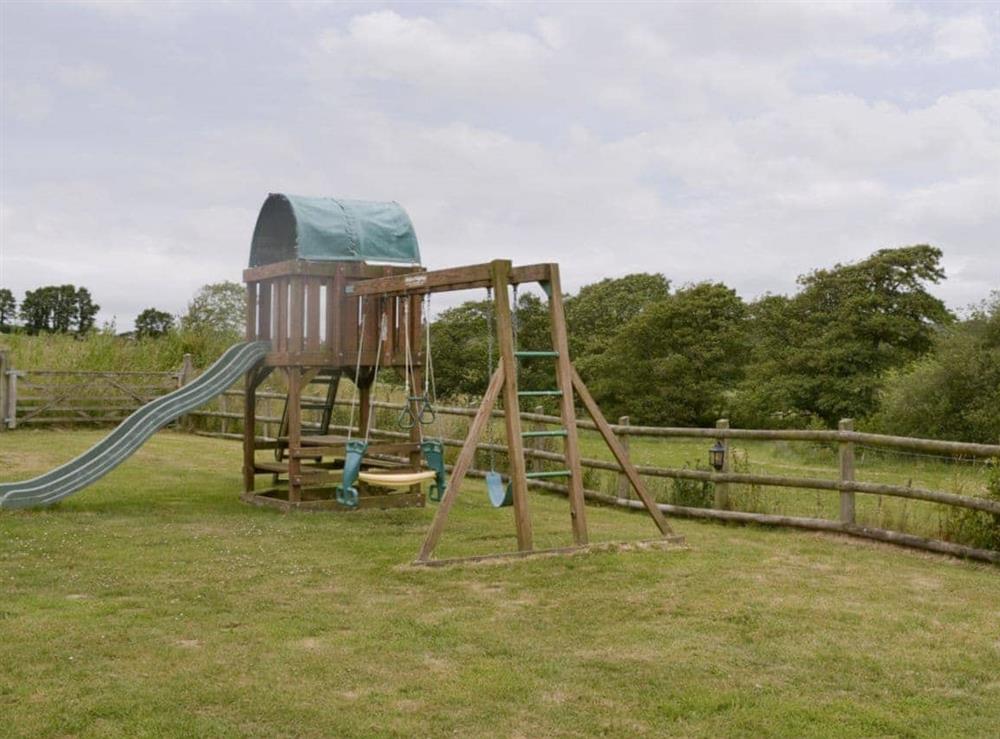 Children’s recreation area at Cider Barn in Poundstock, Bude, Cornwall