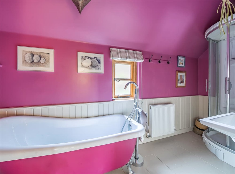 Bathroom at Cider Cottage in Frogham, Fordingbridge, Hampshire