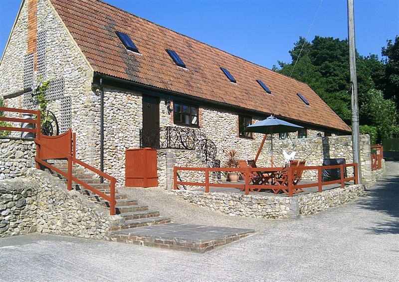 The setting of Cider Cottage at Cider Cottage, Hawkchurch