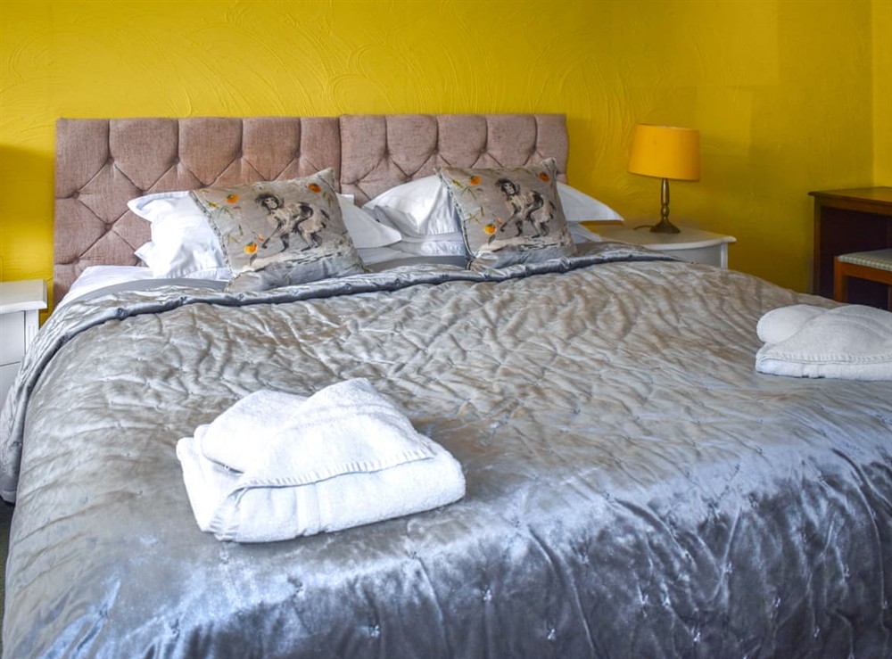 Double bedroom at Cider Cottage in Sidmouth, Devon