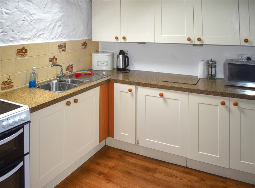 Kitchen at Cider Cottage in Sidmouth, Devon