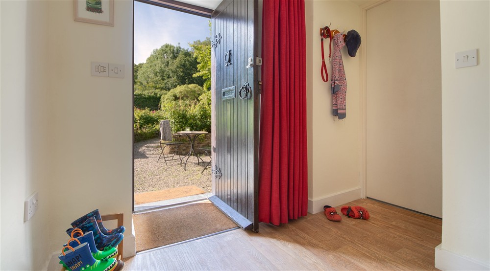 The entrance hall at Cider Cottage in Yelverton, Devon