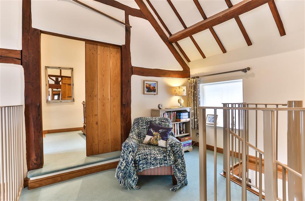 The spacious landing leading to bedroom one at Cider Mill Cottage, Clifton upon Teme