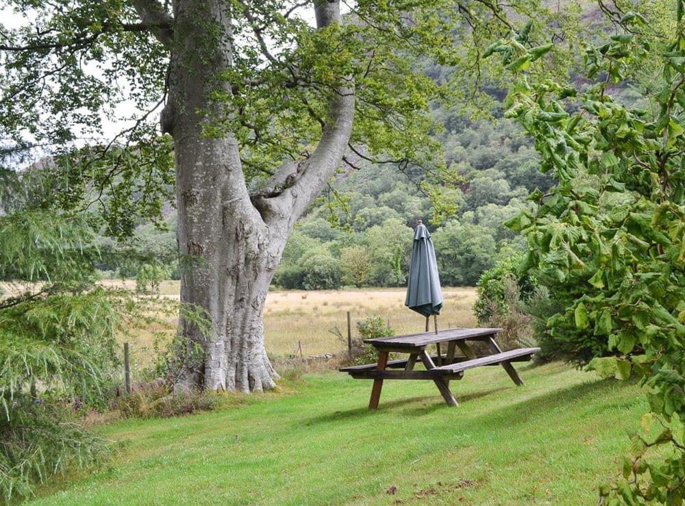 Garden with seating area (photo 2) at Cil Y Felin in Beddgelert, near Caernarfon, Gwynedd