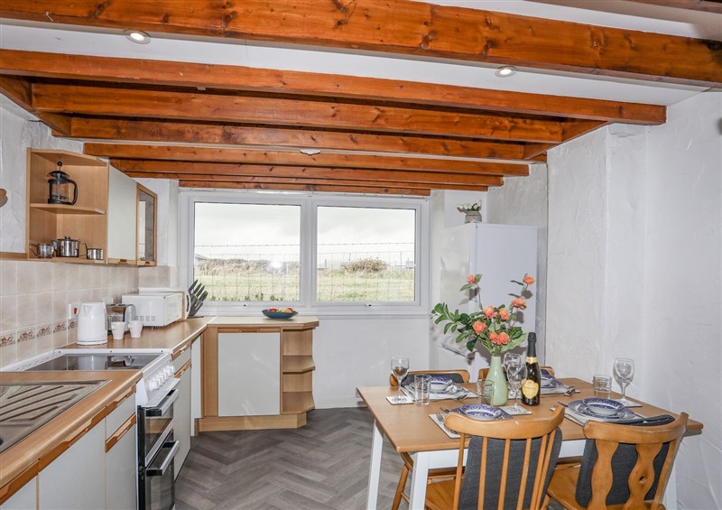 The kitchen at Cilan - 2 Tyn Don, Llanengan near Abersoch
