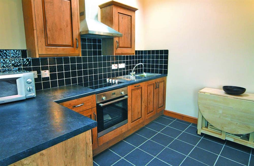 Ciliau Isaf kitchen area at Ciliau Isaf in Pwllheli, Gwynedd