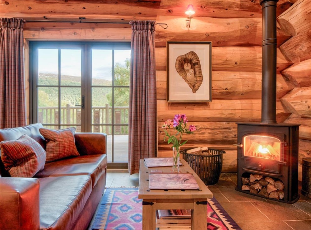 Living area at Cinclus in Beauly, near Drumnadrochit, Inverness-Shire