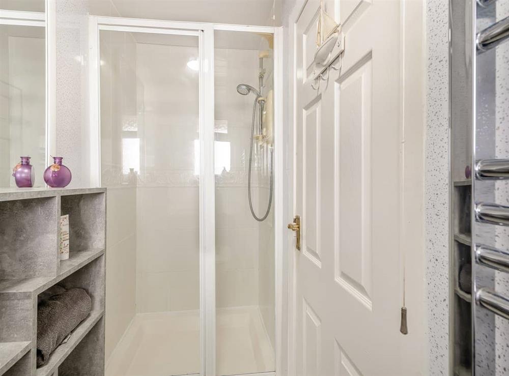 Shower room at Clach Mhor in Lendalfoot, Ayrshire